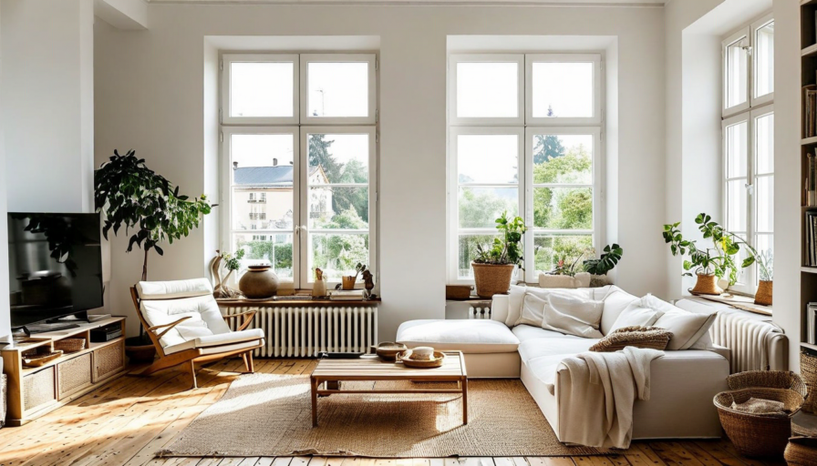 Well-maintained clean home interior